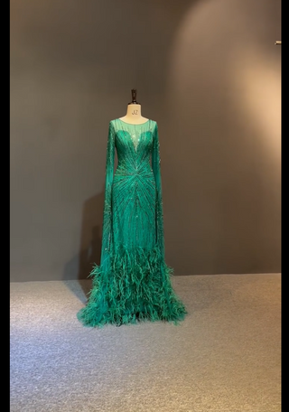 Emerald Luxe: Custom Mother of the Bride/Groom Dres